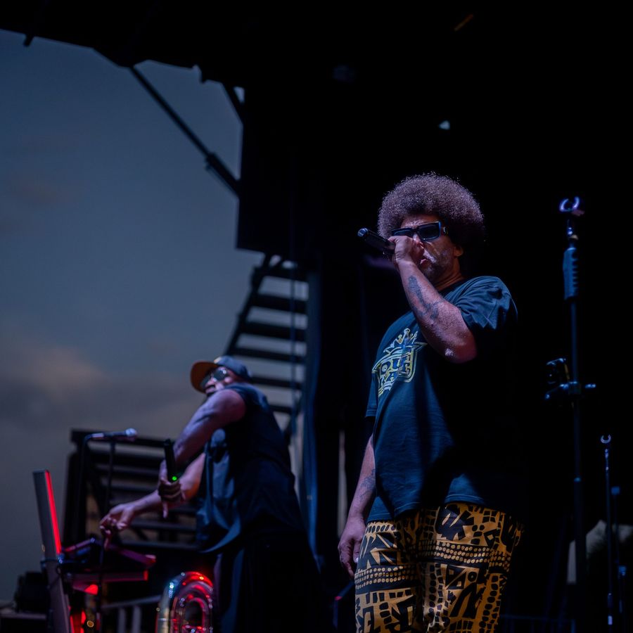 Little Moses Jones performing at Thornton Fest